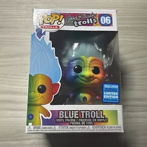 Funko Pop! Vinyl: Trolls - Blue Troll - Funko Web (FW) (Exclusive) #6 - Picture 1 of 6