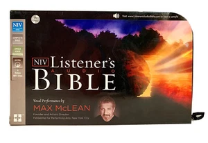 The NIV Listener's COMPLETE BIBLE Audio Bible by Max McLean 65 Compact Disc CD’s - Foto 1 di 7