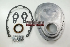 Raw unplate Aluminum Timing Chain Cover SBC 283-350 Small Block Chevy GasketSeal - Picture 1 of 2