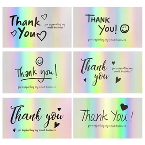120Pcs Thank You Cards Small Business, Mini 6 Styles Thank You for Supporting - Picture 1 of 6