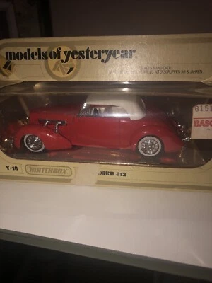 Matchbox: Models Of Yesteryear #Y18: 1937 Cord Model 812: In Original Packaging - Image 1 of 4