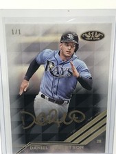 2018 Topps Tier One 1 Daniel Robertson Gold Ink Auto 1/1!