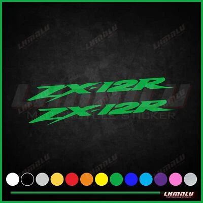 6pcs For KAWASAKI ZX-12R Sticker Motorcycle Fairing Decal Bodywork Vinyl LogoK23 Foto 1 de 4