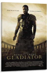 PÓSTER DE LONA DE PARED DE LA PELÍCULA GLADIADOR Russell Crowe Roman General 12""x18"" NUEVO - Imagen 1 de 2