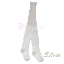 baby girl silver tights