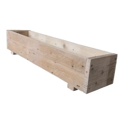 4 Rustic Planter Trough - Home - Garden  - Patio  Decor  - Image 1 of 4