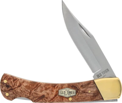 Schrade Old Timer Desert Ironwood Golden Bear Lockback 6OTW - Image 1 of 3