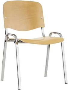Nowy Styl WCI01GA25Z-FF0000-07 Besucherstuhl ISO CR WOOD007 - ohne Armlehnen, bu - Bild 1 von 1