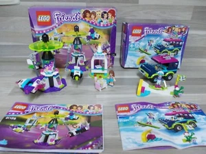 LEGO Friends 41321 Geländewagen/Snowboarderin + 41128 Raketen Karussell OVP + BA - Bild 1 von 3