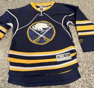 Reebok NHL Buffalo Sabres Blue Youth Small Med  Fan Jersey Blank - Picture 1 of 9