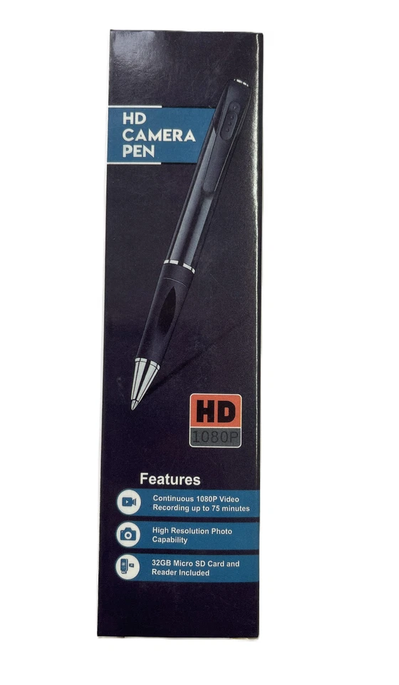 HD 1080P Video Recorder Spy Pen for Professionals Schwarz - Bild 1 von 1