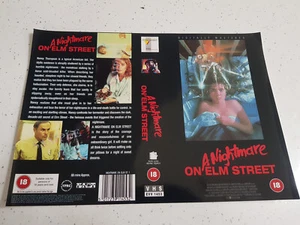A Nightmare on Elm Street  - VHS Video Sleeve - Large Box - No Tape - Picture 1 of 1