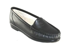 WOMEN'S SAS LOAFER SIMPLFY BLACK COMFORT SLIP ON SHOE MADE IN USA - Picture 1 of 8