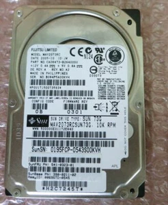 Sun/Fujitsu CA06473-B26400SU 73GB 3Gbps 10000RPM 2.5" SAS Hard Drive MAV2073RC - Picture 1 of 2