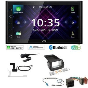 JVC Autoradio Apple CarPlay Android Auto DAB+ für Peugeot Bipper ab 2008 schwarz - Bild 1 von 8