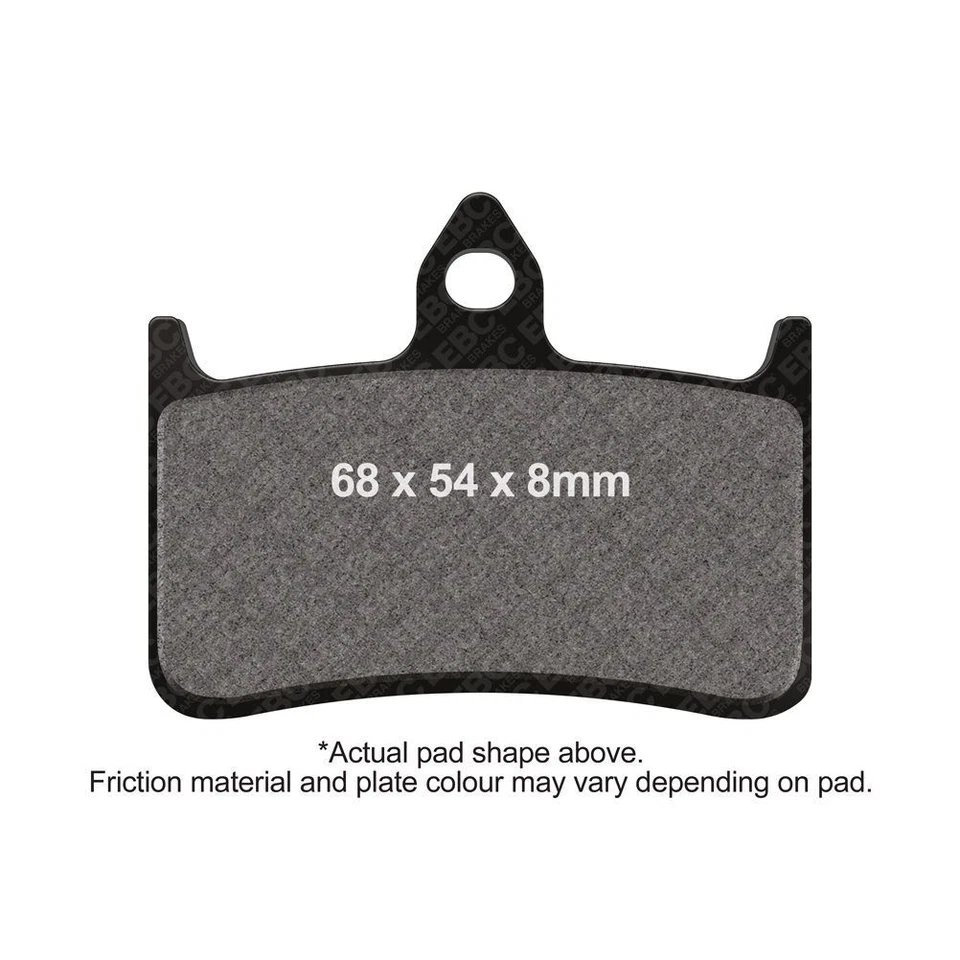 Pastilla de freno de calle sinterizada doble H EBC delantera izquierda Honda VFR 750 R RC30 1988-1990 Foto 1 de 1