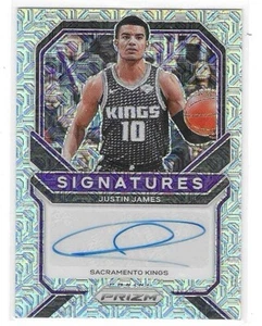 2020-21 PANINI-PRIZM JUSTIN JAMES SIGNATURES MOJO AUTO #SI-JJA 20/25 KINGS - Picture 1 of 2