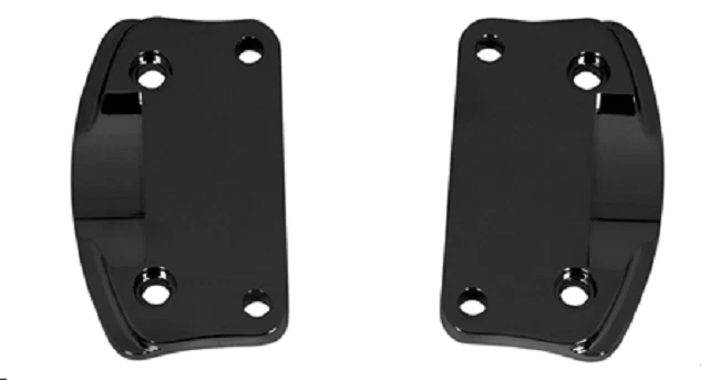 Black Fatboy Front Fender Adaptor Mount Kit - 00-13 Harley Touring 59013-02A - Image 1 of 1
