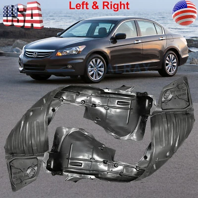 Front Left Driver & Right Passenger Fender Liner Set For 2018-2021 Honda Accord — 第 1/4 张图片