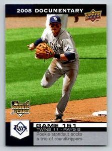 2008 Upper Deck Documentary #4521 Evan Longoria RC (ref 175434) - Picture 1 of 2