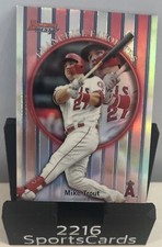Mike Trout 2019 Bowman Best Franchise Favorites Refractor