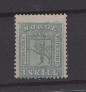 (WH22377) NORWAY - 1863, MICHEL 7, MH, CV €450, SEE SCANS - Picture 1 of 2