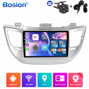 9'' Autoradio Für Hyundai Tucson 2014-2016 Android 14 GPS USB WIFI 4+64G CarPlay - Bild 1 von 14
