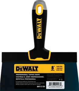 Cuchillo de cinta de acero azul dewalt 8" para paneles de yeso con mango de agarre suave | DXTT-2-124 - Imagen 1 de 7