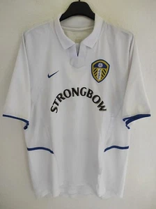 LEEDS UNITED 2002-2003 Strongbow camiseta shirt trikot maillot maglia L - Imagen 1 de 5