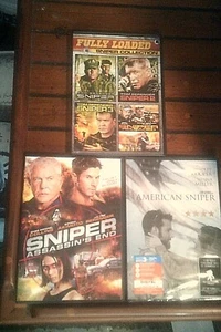 SNIPER 5-Film DVD Set (Berenger, NrPerfect) + AMERICAN SNIPER (B.Cooper, NEW) - Picture 1 of 1