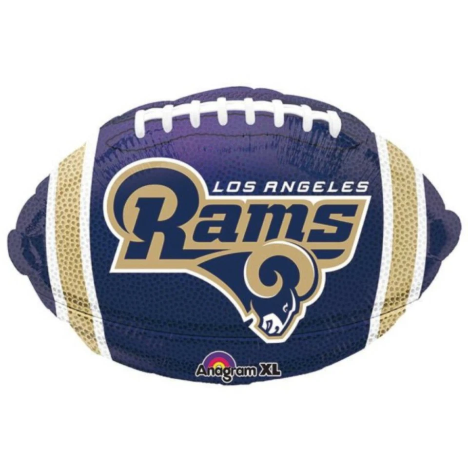 "Los Angeles Rams Fútbol 18"" Lámina Mylar Globos Fiesta Suministro Decoración Lote 5" Foto 1 de 1