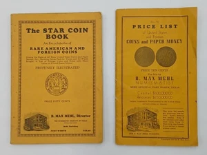 Max Mehl Star Coin Book 43rd Ed & Price List No 74 American, Foreign Paper Money - Picture 1 of 9