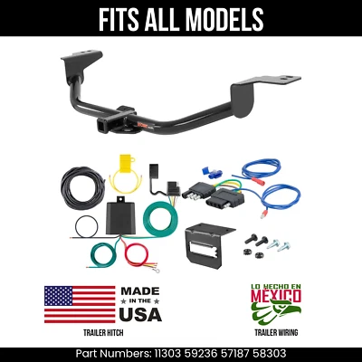 Enganche de remolque cupé para Hyundai Elantra 13-14 + cableado de 5 pines para todos los modelos Curt Foto 1 de 4