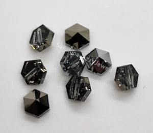 8pc Swarovski Crystal Bronze Shade 5.5mm Hexagon Spike 5060 Bead; LAST ONE - Picture 1 of 3