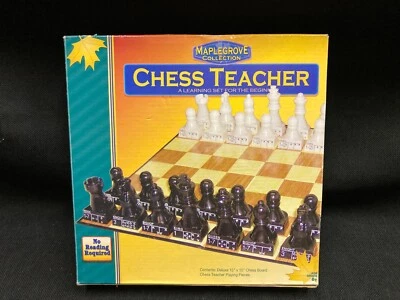 Maplegrove Collection Chess Teacher; Learning Set for Beginners; No Reading REQD - Image 1 of 4