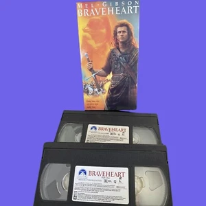 Braveheart VHS. 2- tapes. Mel Gibson. Very Good Condition. Free Shipping! - Picture 1 of 1