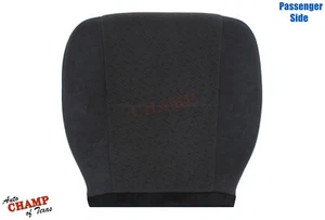 2007-2008 GMC Yukon SLE SLT XL -Passenger Side Bottom Cloth Seat Cover Black 19D - Foto 1 di 12