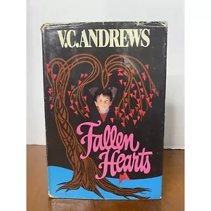 Vintage V.C. Andrews Fallen Hearts 1988 Hardcover Book Club Edition - Picture 1 of 7