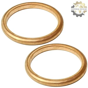 2 Exhaust Pipe Gaskets for Honda XL250R 1982 / XL350R 1984 1985 / XL600R 83-87 - Picture 1 of 1