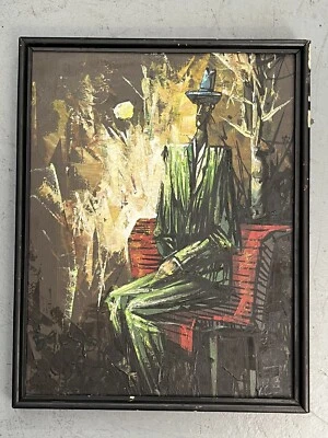 Pintura rusa 1988 Valery Yaroslavtsev Moscú expresionismo Bernard Buffet Foto 1 de 4