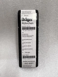 DRAGER/DRAEGER MONOSSIDO DI CARBONIO 5/c 5-700 PPM CH25601 TUBO RILEVAZIONE GAS - Foto 1 di 1