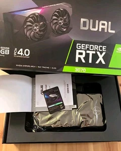 ASUS Dual NVIDIA GeForce RTX 3070 8GB OC Edition Gaming Grafikkarte, GDDR6 - Bild 1 von 14