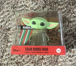 New Star Wars Mandalorian Baby Yoda Grogu Solar Bobble-Head - Picture 1 of 3