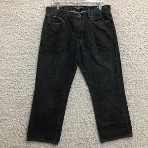 Lucky Brand 361 Jeans 33x32 (passt 33x27) Herren Schwarz Vintage Stretch Dark Wash - Bild 1 von 14