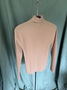 Vintage Sears Kings Road Pullover Herren Medium Strick Rollkragen Camel 70er Retro - Bild 1 von 6