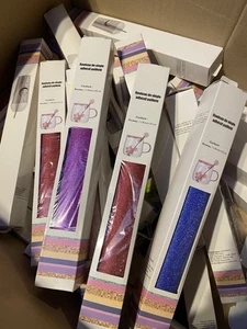 Lot Revendeur De 11 Rouleaux De Vinyl Adhésif Pailleté reffb - Photo 1/1