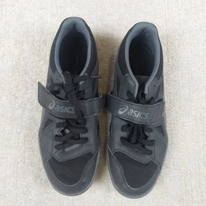 Asics Hyper Throw Track Shoe Men Size 8.5 Black Athletic Throwing Running Shoes - Picture 1 of 7