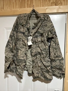 USAF ABU Camouflage Hemd Jacke Herren 38 L Flieger Kampf Uniform Oberteil Langarm MÜTZE - Bild 1 von 10