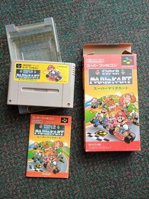 Nintendo Super Famicom SFC Super Mario Kart Complete CIB Import Japanese
