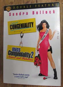 MISS CONGENIALITY 1 & 2 DOUBLE FEATURE DVD DELUXE EDITION MIT SCHUBER KOSTENLOSER VERSAND - Bild 1 von 1